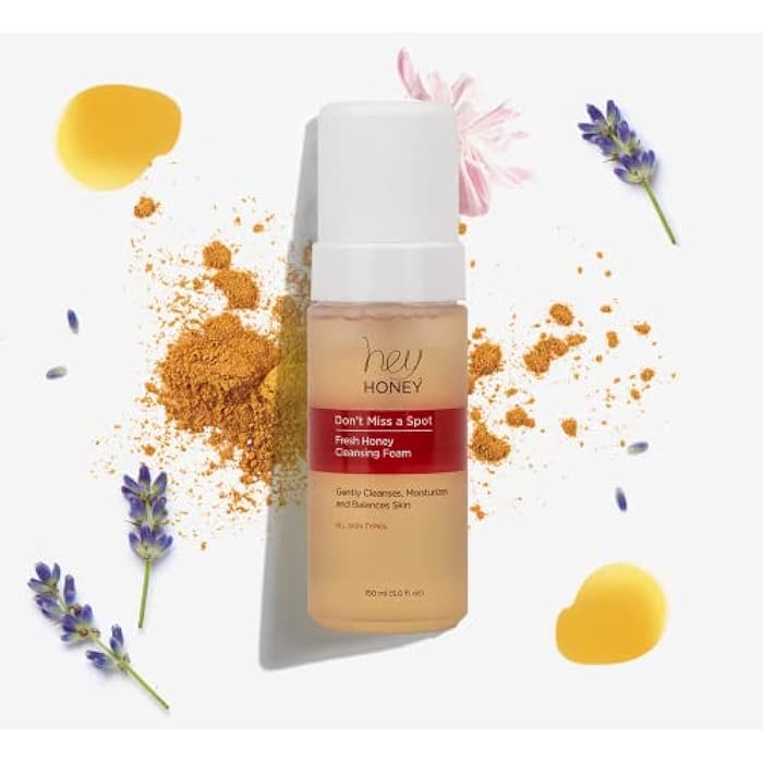 Hey Honey Don't Miss A Spot Fresh Honey Facial Cleansing Foam | Gently Remove Skin Oil and Other Pollutants From your Sensitive Skin | Clean and Cruelty-Free | 5 oz - Image 4