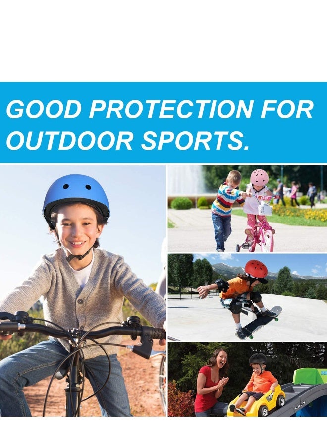 Kids Helmet Age 3 Toddlers Bike Helmet CE Certified Kids Skateboard Helmet for 3-13 Years Boys Girls Adjustable Helmet for BMX Cycling Bicycle Roller Scooter Skateboard Inline Skating(BLUE) - Image 2