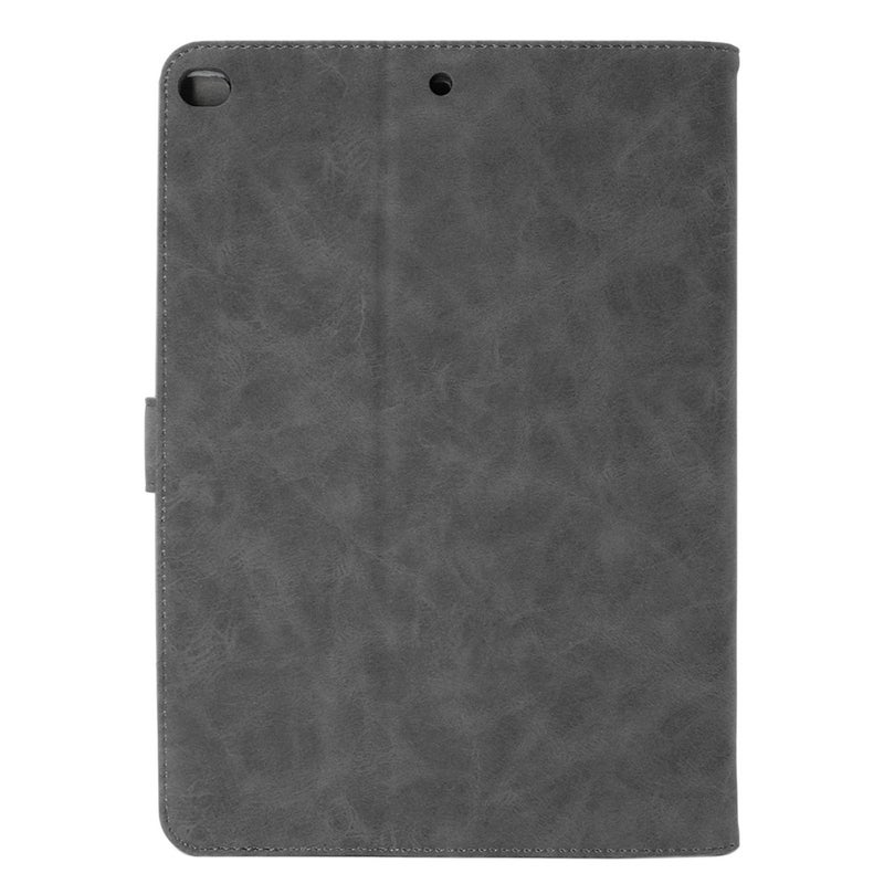 ENKAY For Ipad 9.7 (2018) & Ipad 9.7 (2017) / Ipad Air / Ipad Air 2 Universal Retro Velvet Pu + Plastic Bottom Case Horizontal Flip Leather Case With Holder & Card Slots & Sleep / Wake-Up Function(Black) - Image 3