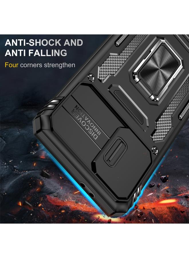 اس-توب جراب لهاتف Samsung Galaxy S22+ 5G Armor PC + جراب هاتف TPU Camera Shield - Image 2