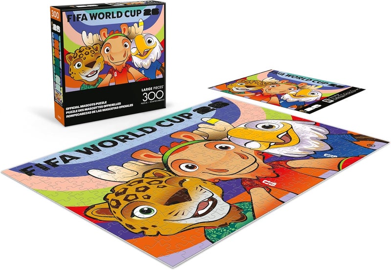 Buffalo Games FIFA World Cup 2026 Official Mascots 300 Large Piece Jigsaw Puzzle - Image 2