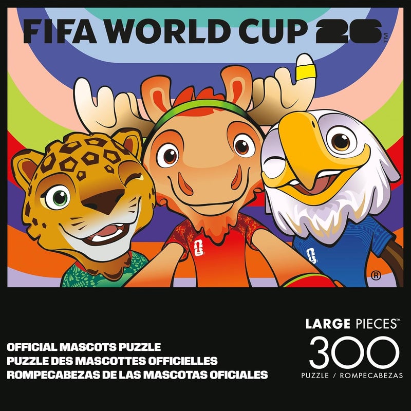 Buffalo Games FIFA World Cup 2026 Official Mascots 300 Large Piece Jigsaw Puzzle - Image 3