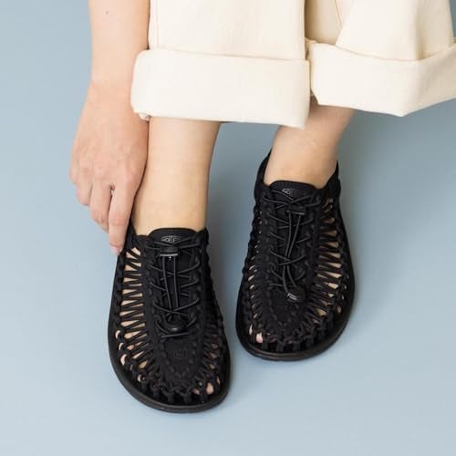 KEEN Womens Uneek Sandal, Black/Black, 9.5 M US - Image 5