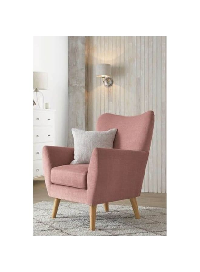 Retro 80cm wooden chair - Kashmir - Image 1