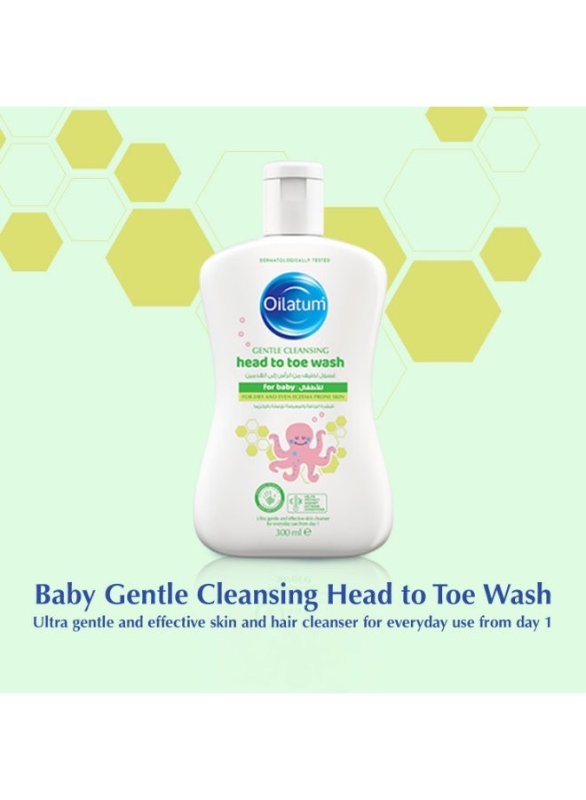Oilatum Baby Gentle Cleansing Head to Toe Wash - 300ml - Image 2