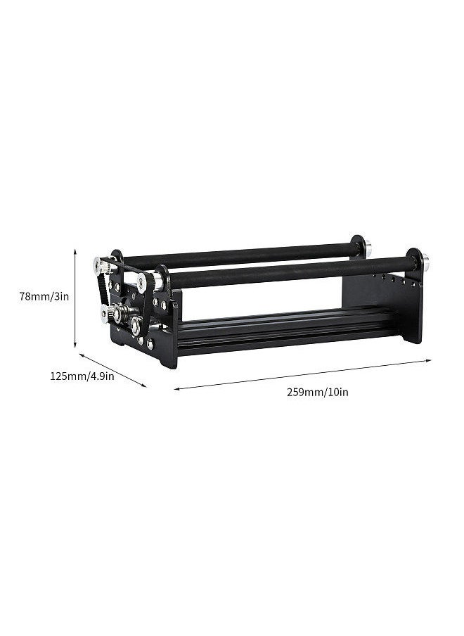 Generic - Laser Engraving Rotary Roller for Cylindrical Objects with 360° Rotating Engraving Axis 5 Angle Adjustments Engraving Diameter 18-120mm Compatible with Ortur Atomstack Sculpfun Totem - Image 1