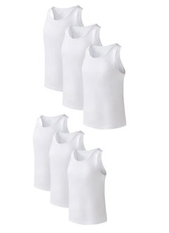 Men's cotton undershirt, 6 pieces