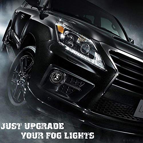 AUDEXEN LED Fog Lights with DRL Compatible with Camry Highlander Corolla Prius, Passenger and Driver Side Led Fog Lamps Compatible with Lexus GS IS LX RX ES CT - Image 2
