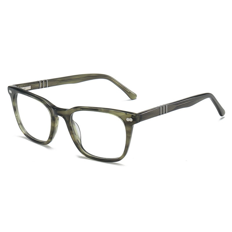 New Fashion Plate Optical Glasses Frame Square Slingshot Glasses Frame Flat Pure Black Plain Artifact - Image 4
