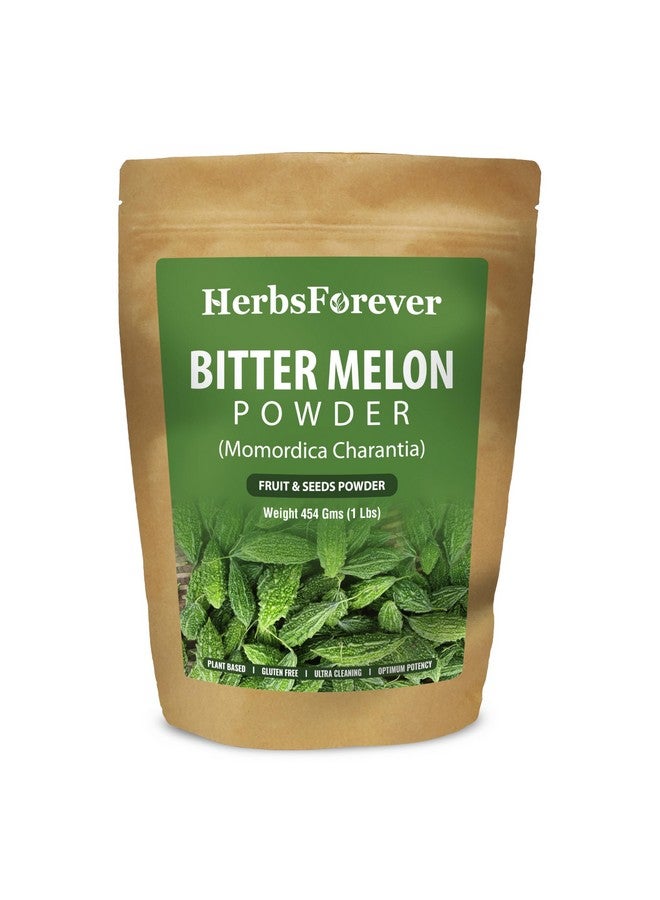 Herbsforever Bitter Melon Powder (Karela Powder) | Rich in Vitamin C, Non-GMO | Natural Superfood for Overall Wellness, 100% Pure, Plant-Based Vegan, 454 GMS - Image 1