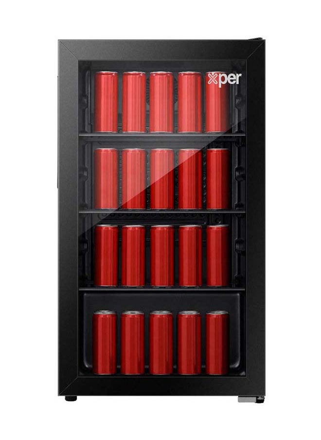 XPER Xper Display Refrigerator, 3.2 feet, black, PCXP140B24  - Image 1