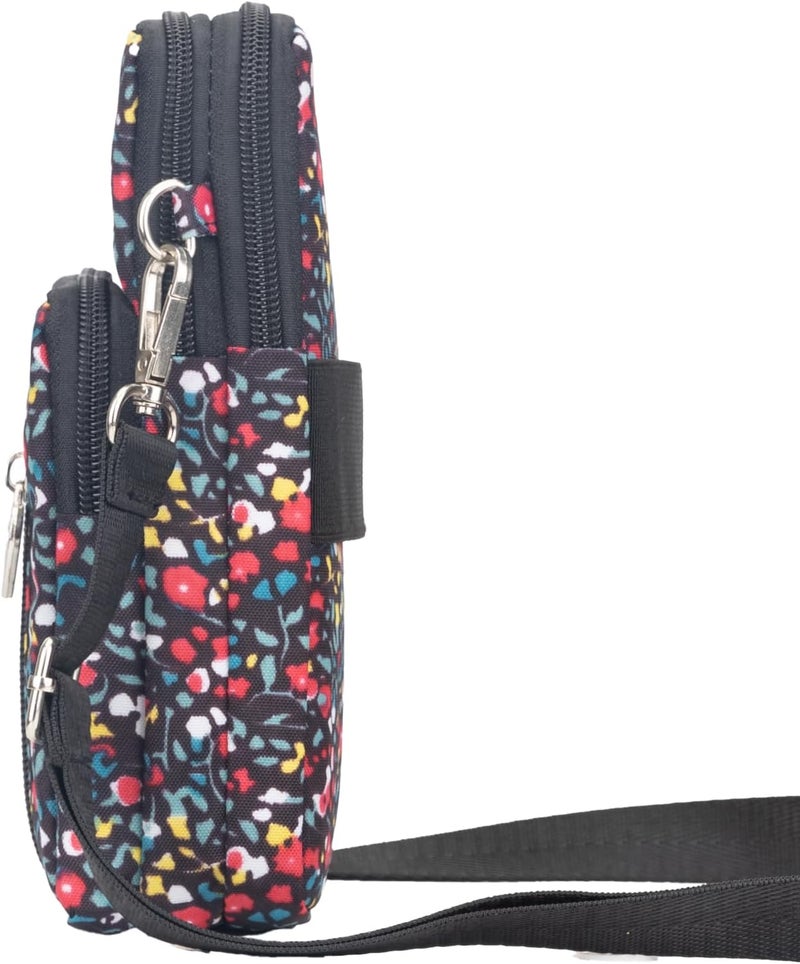 JANKS Small Crossbody Bag for Women - Mini Phone Purses with Crossbody Strap and Wallet - Nylon Arm Bag - Image 5