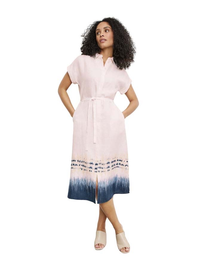 GERRY WEBER Linen dress with a waistband  - Image 1