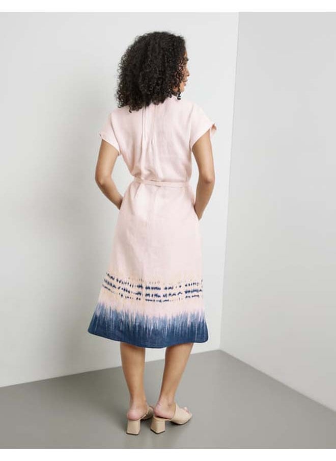 GERRY WEBER Linen dress with a waistband  - Image 4