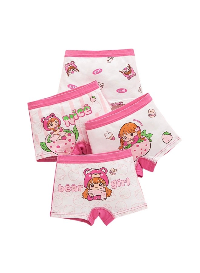 بيداني Pure Cotton Soft Comfort Panties – 4 PC Girl - Image 1