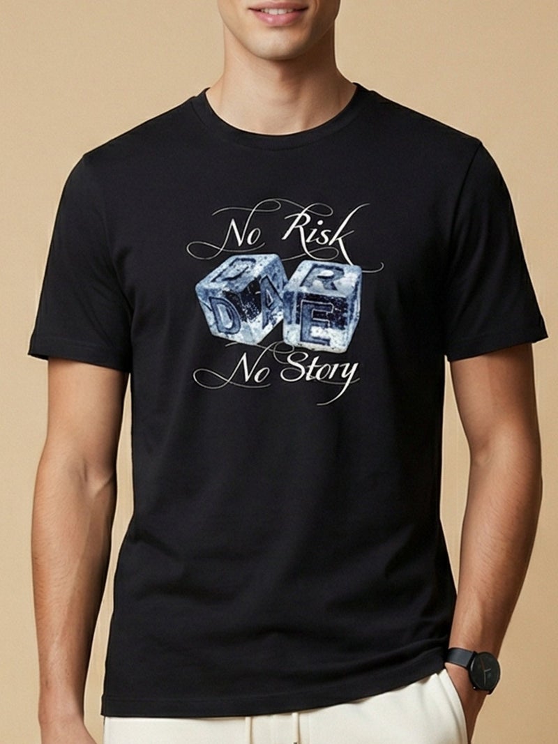 نوبيرو Nobero Regular Fit Printed T-shirt for Men - Image 4