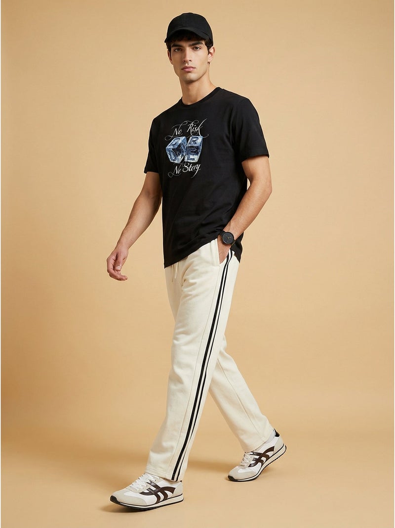 نوبيرو Nobero Regular Fit Printed T-shirt for Men - Image 3