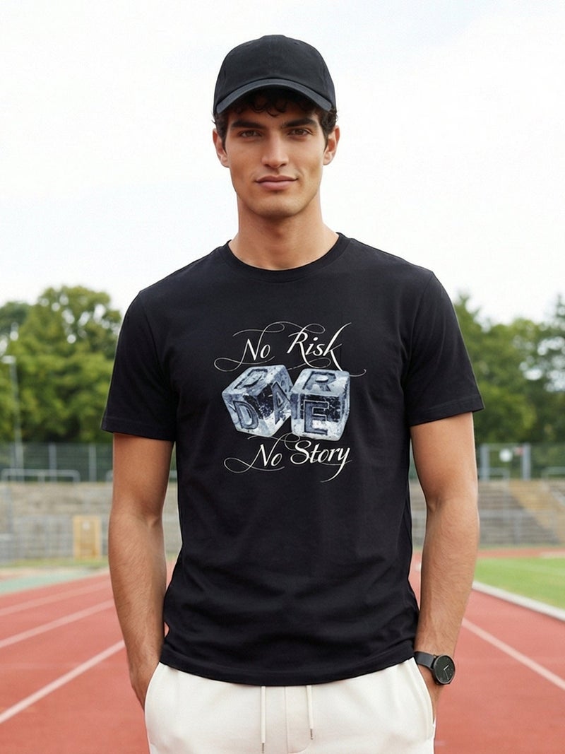 نوبيرو Nobero Regular Fit Printed T-shirt for Men - Image 5