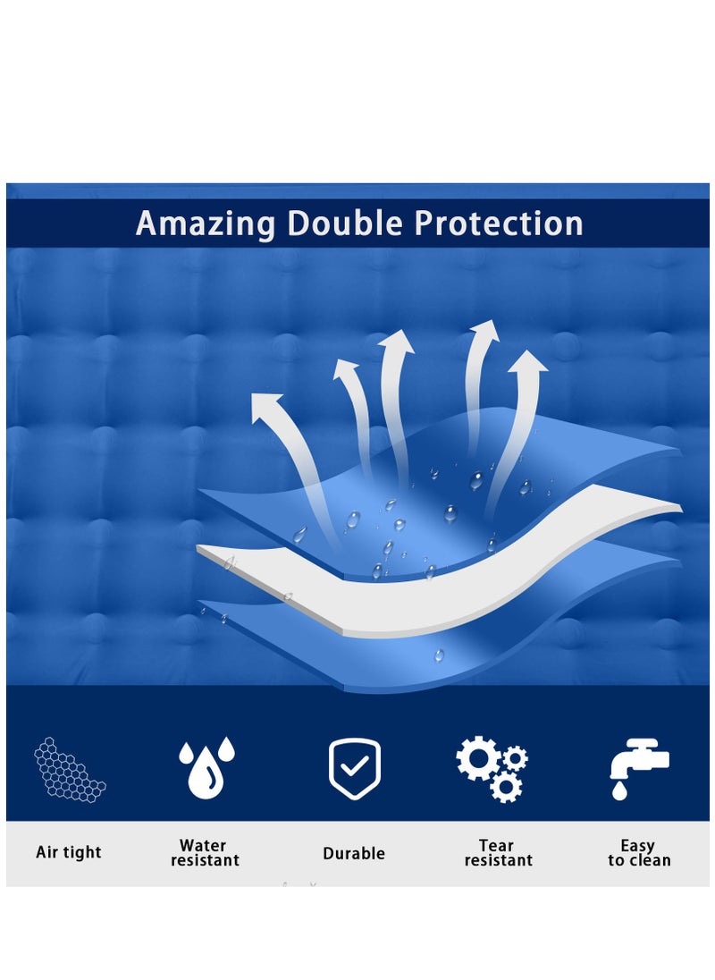 Arabest - Strong Support Camping Mat, Inflatable Sleeping Mattress 196cm Thickness Sleeping Pad with Pillow, Quick Inflation Ultralight Portable Camping Sleeping Bed for Backpacking, Hiking, Picnic - Image 1