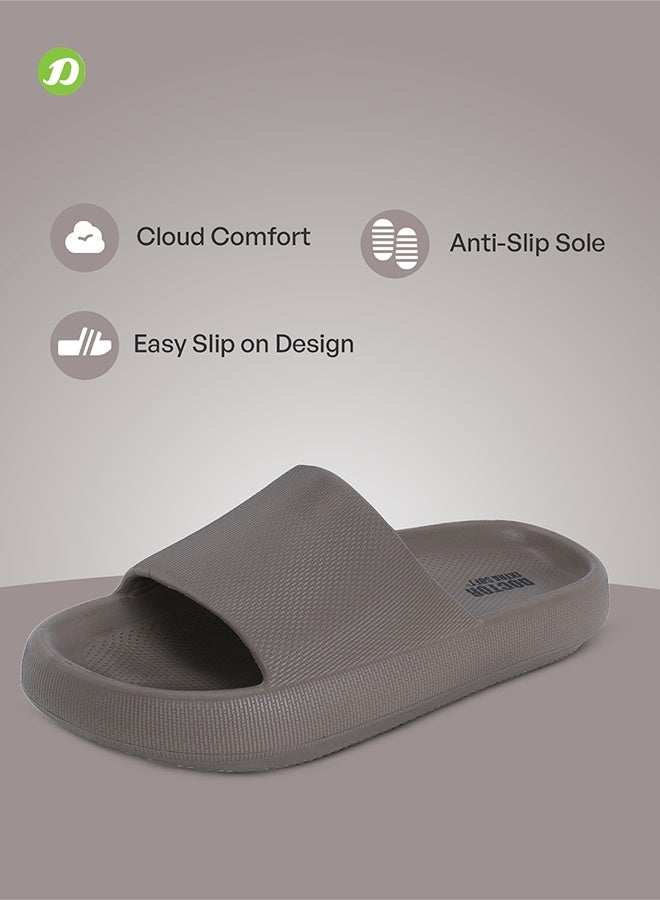 DOCTOR EXTRA SOFT Men's Classic Ultra Soft Sliders/Slippers with Cushion FootBed for Adults | Comfortable & Lightweight | Stylish & Anti-Skid | Waterproof & Everyday Flip Flops for Gents & Boys D-504 - Image 3