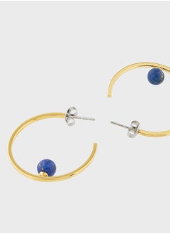 TOMMY HILFIGER Semi-Precious Hoop Earrings  - Image 2