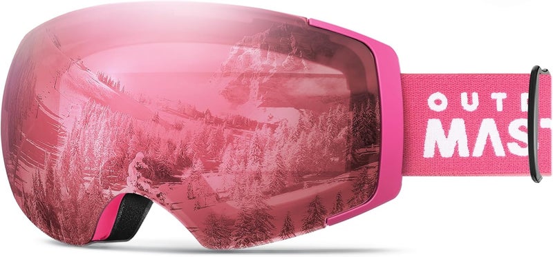 OutdoorMaster Ski Goggles PRO - Frameless, Interchangeable Lens 100% UV400 Protection Snow Goggles for Men & Women - Image 1