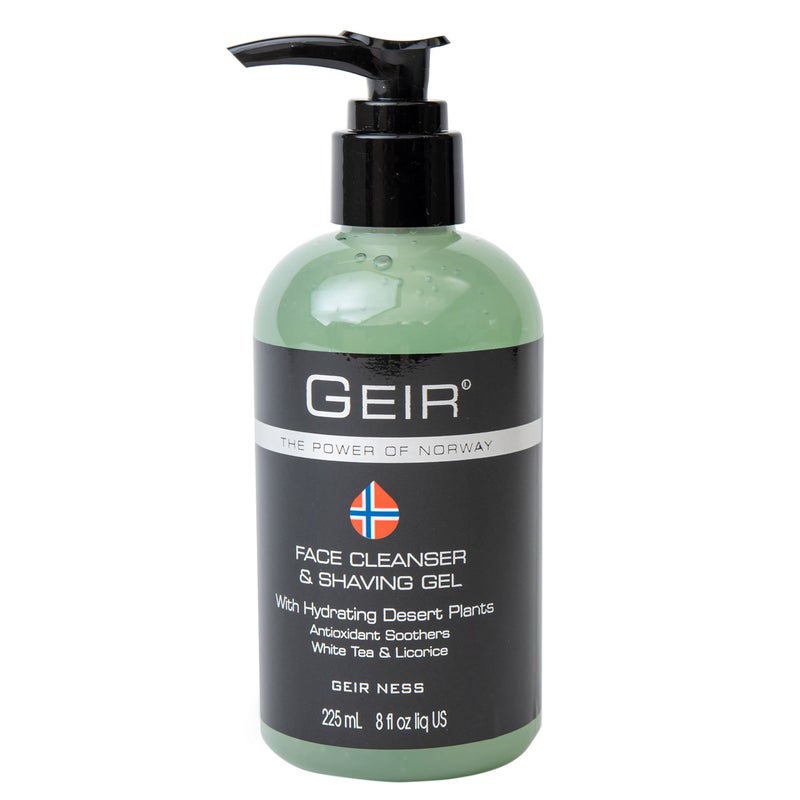 Geir Ness Face Cleanser Shave Gel for Men Contains Arctic Algae Minerals Moisturizing Deep Cleansing Face Wash - Image 2