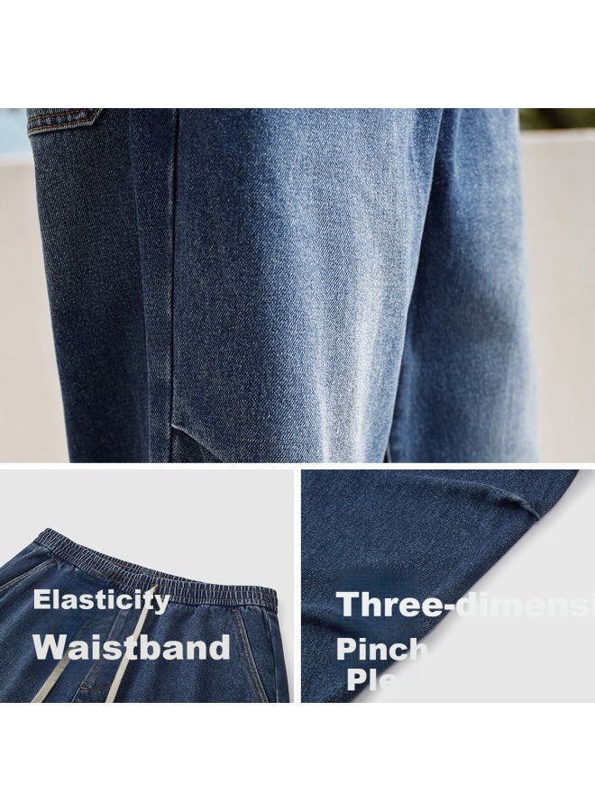 Semir Senrou Jeans | Men's Loose Wide-leg Pants, 2025 Winter American Paratrooper Pants, Retro Style, 109725124104 - Image 2