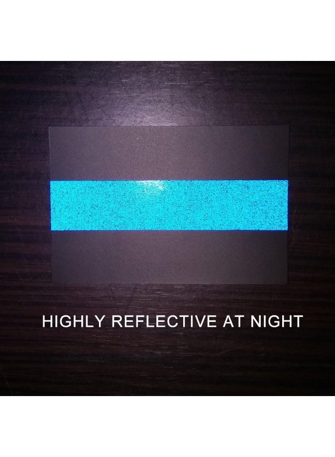CREATRILL 3 Pack Reflective Police Thin Blue Line Bumper Decal Stickers - Image 4