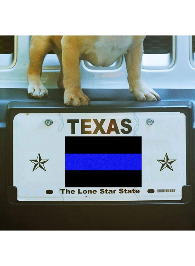 CREATRILL 3 Pack Reflective Police Thin Blue Line Bumper Decal Stickers - Image 5