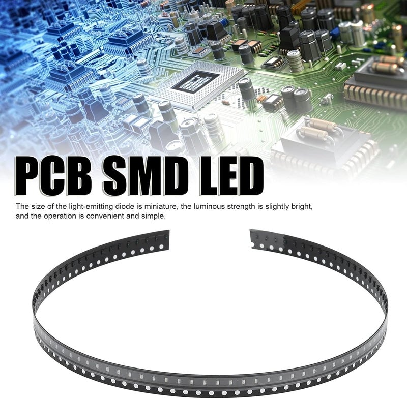 100 قطعة من مكونات LED SMD عالية القوة وصغيرة الحجم للإضاءة، مناسبة للوحات الدوائر الإلكترونية اليدوية والمركبات (لون أبيض) - Image 4