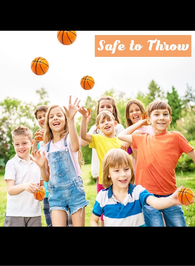 6PCS Mini Basketball Stress Balls,6cm Mini Basketballs for Kids,Small Basketball Party Decoration,Party Favors,Small Soft Foam  - Image 5