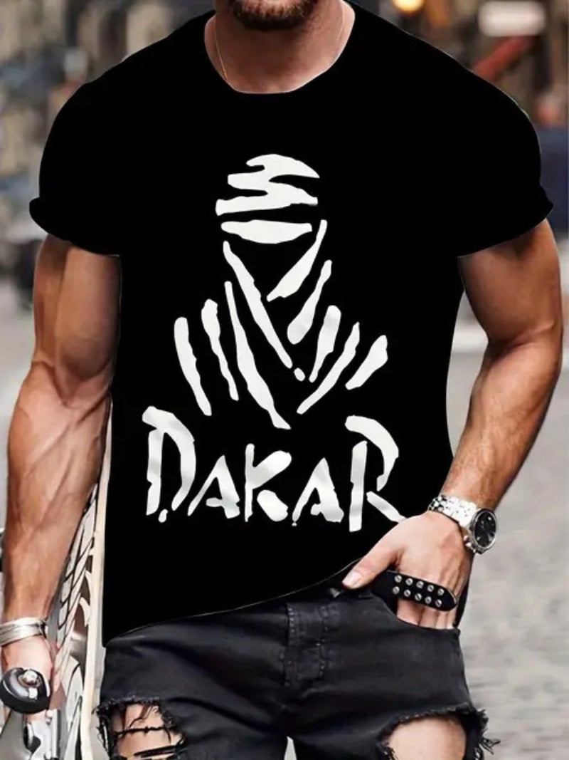 3D Digital Printing Men's Short-Sleeved Round Neck T-Shirt - Image 1