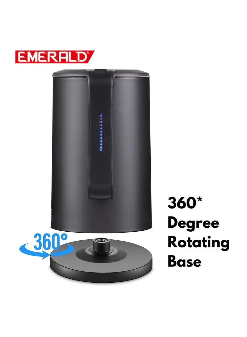 EMERALD Cordless Electric Kettle, 2200W Power, 1.7L, with Auto Shut, 360-Degree Cord Design, Perfect for Warm Beverages EK781KG - Image 4