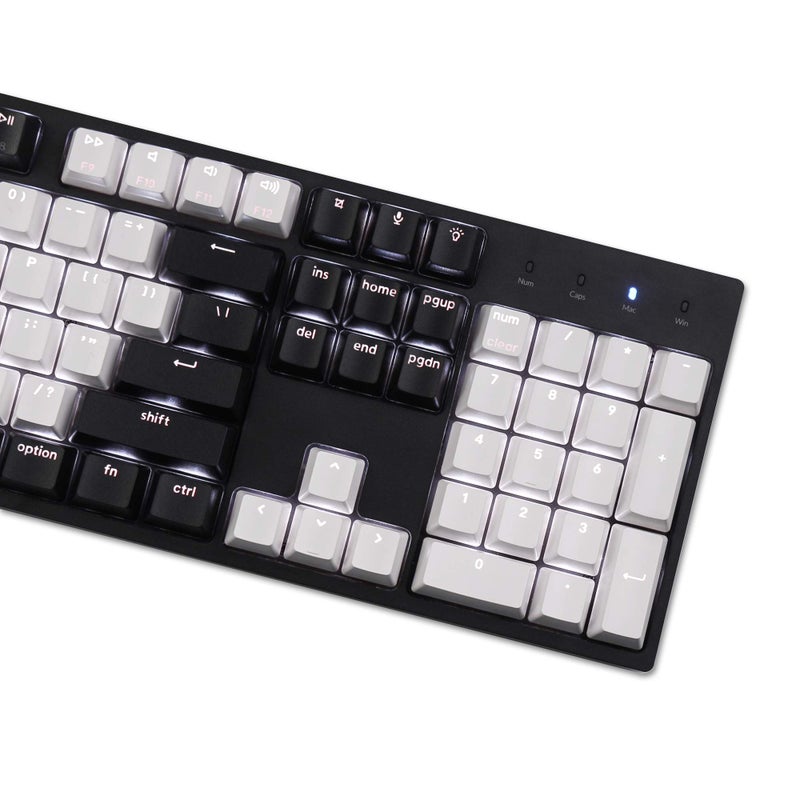 Keychron C2 Full Size 104 Keys Wired Mechanical Gaming Keyboard for Mac Layout with Gateron G Pro Red Switch/White LED Backlight/Double Shot ABS Keycaps/USB C Computer Keyboard for Windows Laptop - Image 5
