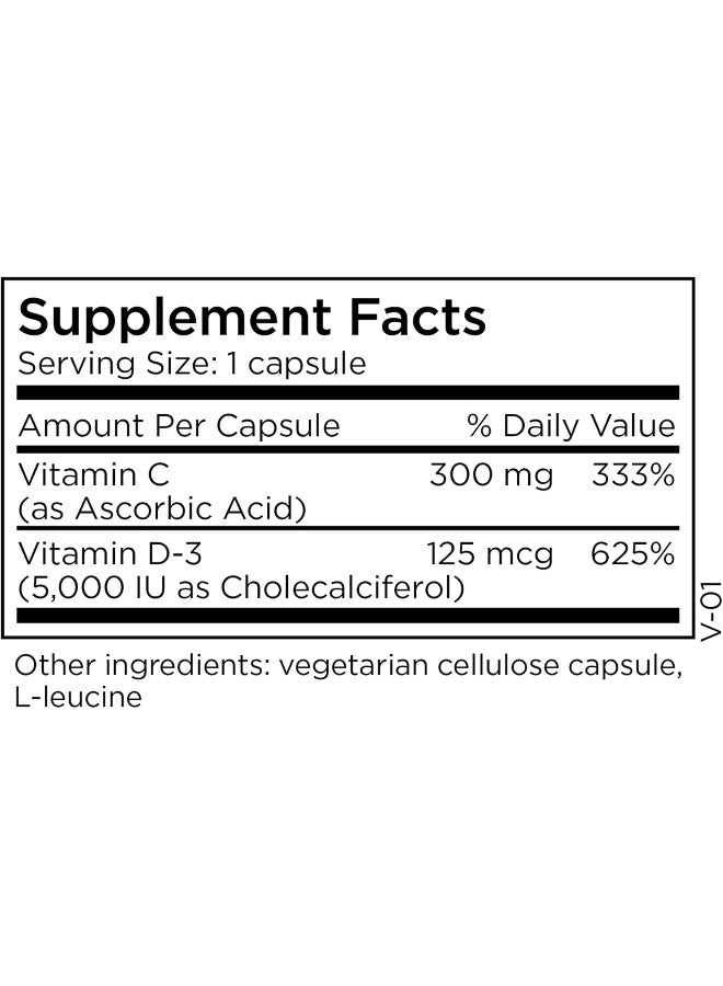 MethylPro Vitamin D3 5000 IU Capsules for Men and Women - Image 2
