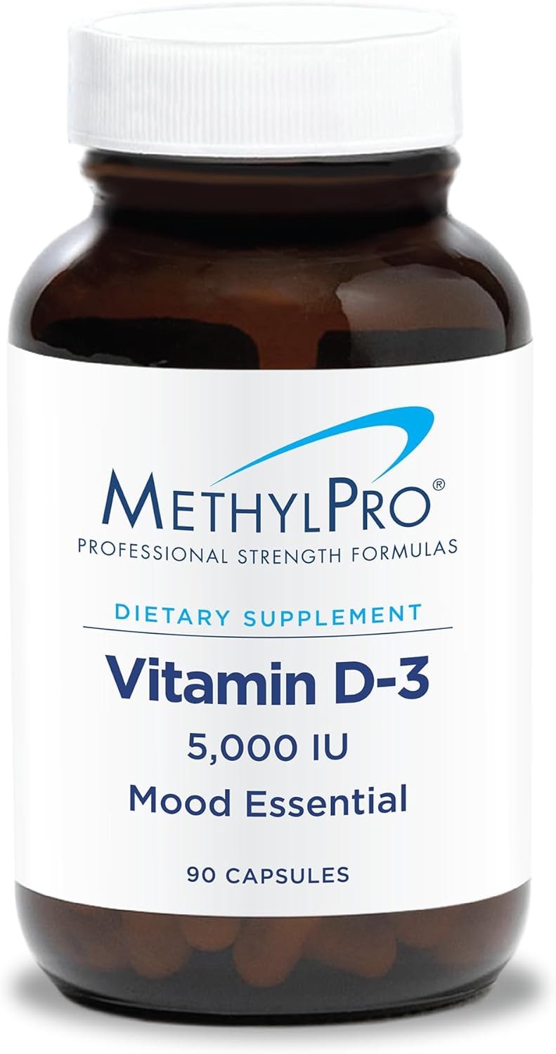 MethylPro Vitamin D3 5000 IU Capsules for Men and Women - Image 1