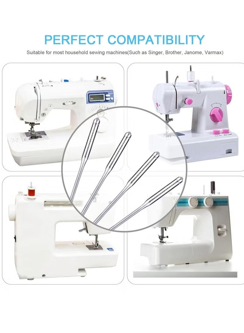 Arabest Sewing Machine Needles, 50 PCS Universal Sewing Machine Needle, Compatible with Singer, Brother, Janome, Varmax, Sizes HAX1 65/9, 75/11, 90/14, 100/16, 110/18 (50 PCS) sewing kit - Image 5