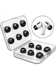 Ear Tips Replacement Memory Foam Tips Compatible For Airpods Pro Fit In The Charging Case Anti Slip Reducing Noise In Ear Eartips Black Ear Buds With Portable Storage Box 6 Pairs SML - pzsku/Z2F7E86A4E6A17DDAB4C3Z/45/_/1740928987/2cd6d48f-ba72-4780-95bb-f50342c33c77