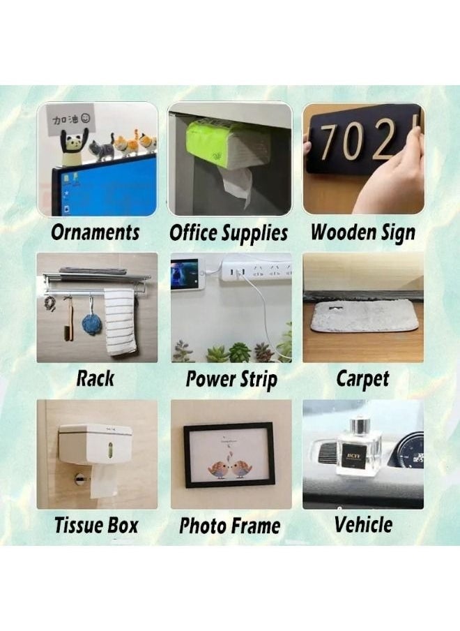 Generic - A set of transparent adhesive (double face) in a box, the number of which ranges from 50 to 60 pieces per box. - Image 1