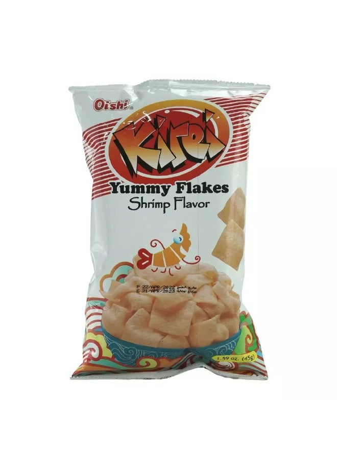 Oishi Oishi Kirei Yummy Flakes with Shrimp Flavour- 45gms - Image 1