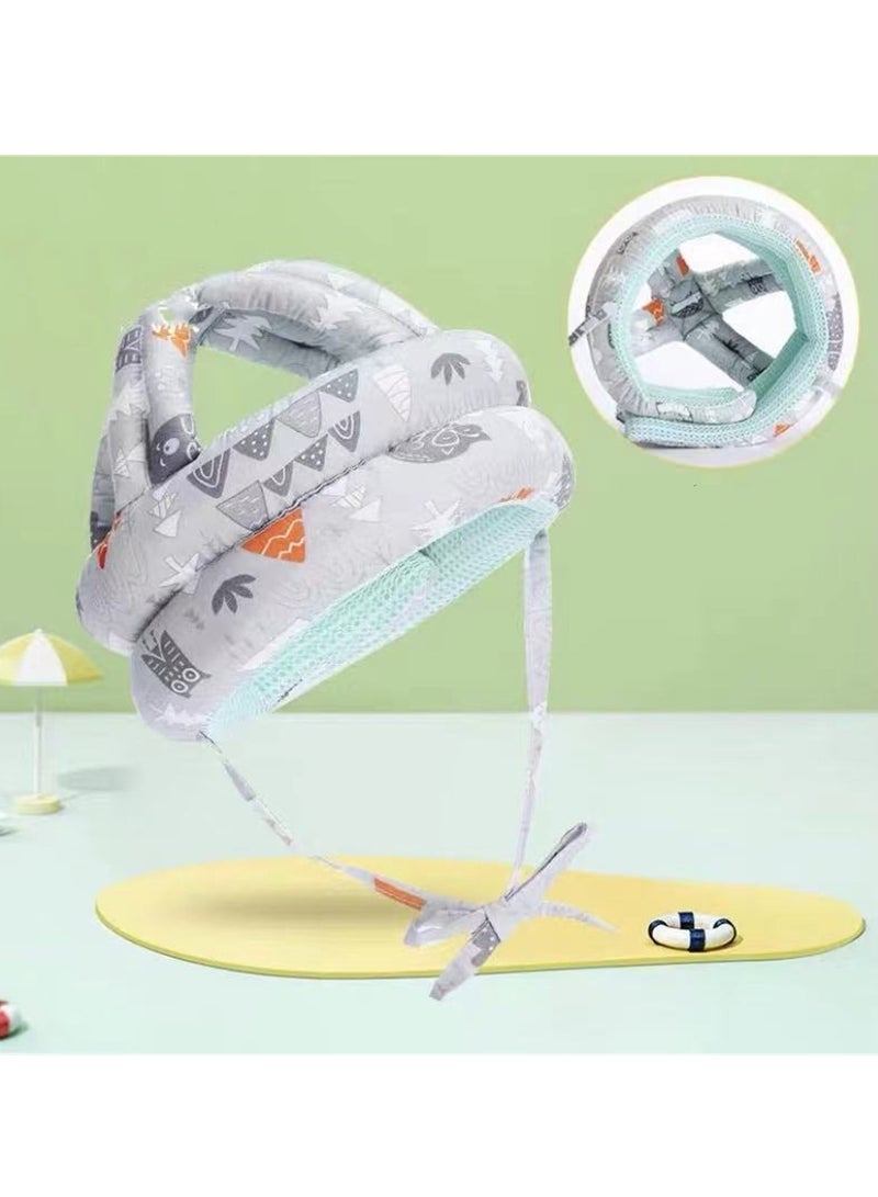 Children head pillow anti-fall head protection pad learning to walk thickened Baby toddler protective head hat  - Image 2