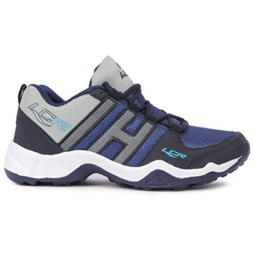 LANCER Mens INDUS-215 Navy/Grey Running Shoe - 8 UK (INDUS-215NBL-LGR-42) - Image 3