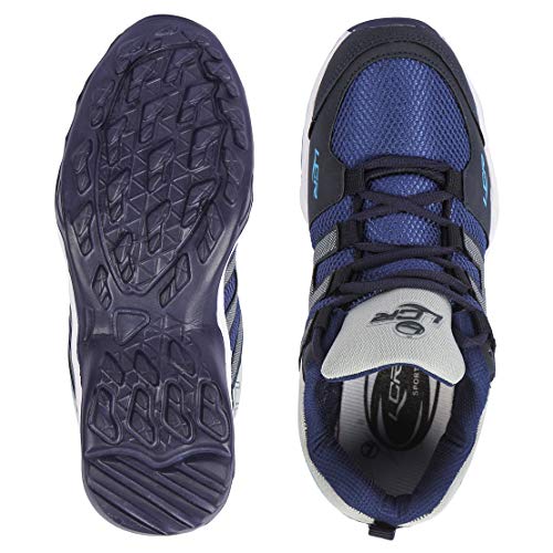 LANCER Mens INDUS-215 Navy/Grey Running Shoe - 8 UK (INDUS-215NBL-LGR-42) - Image 5