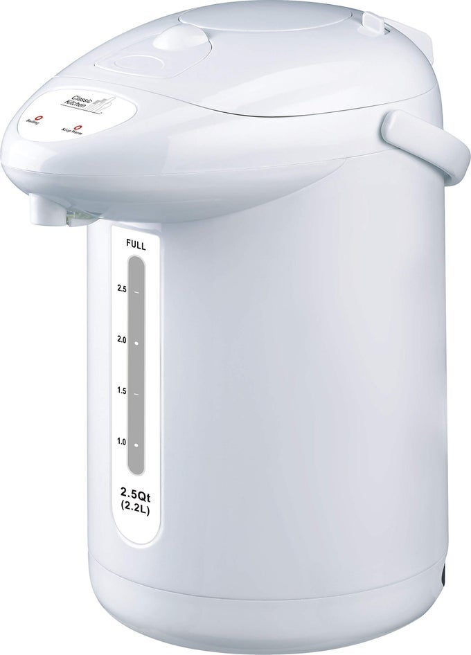 CLASSIC KITCHEN CK220W 25QT 22L ELECTRIC KETTLEHOT WATER PUMP POT STAINLESS STEEL INTERIOR TRAVEL SIZE EDITION