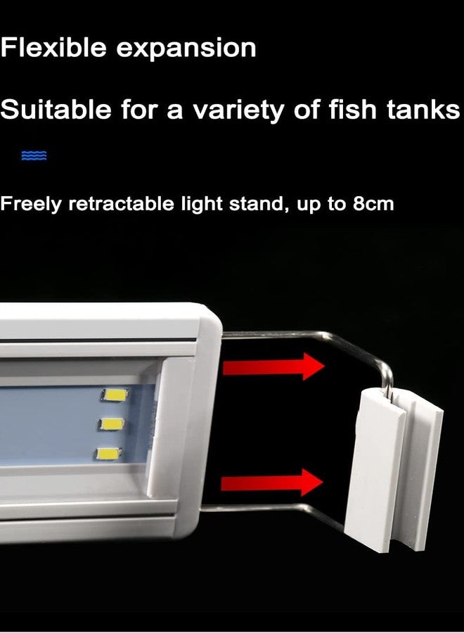 VAYINATO® (RSL-30 | 8W | Suitable for 30-40CM Tank High Brightness Planted Aquarium Fish Tank White Frame WRGB Multi Colour LED Light by Petzlifeworld - Image 4