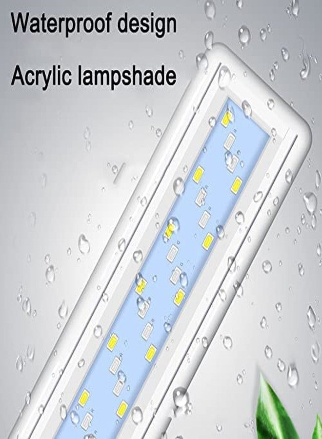 VAYINATO® (RSL-30 | 8W | Suitable for 30-40CM Tank High Brightness Planted Aquarium Fish Tank White Frame WRGB Multi Colour LED Light by Petzlifeworld - Image 3