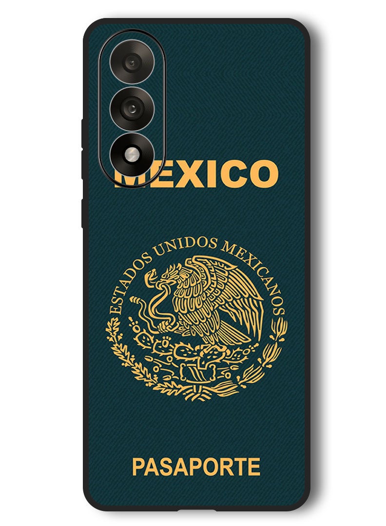 Theodor Case Compatible with OnePlus Nord 5 6.83 Inch Protection Shockproof Bumper Cover Mexico Passport - Image 1