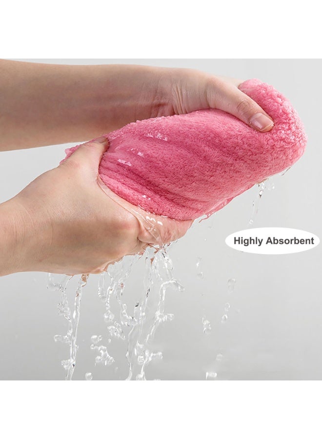 Microfiber Towels, 5 Pack, Highly Absorbent, Ultra Soft Coral Fleece, Quick Drying, Multi-Colour Bath Towels for Bathroom, Spa, Gym, 35 x 75 cm (B - 5 Pack) - Image 5