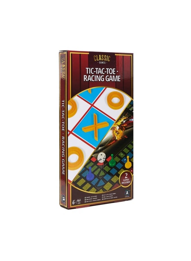 Ambassador Classic Games - 2-in-1 Racing Game, Tic-Tac-Toe (basic) - Image 5
